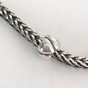 Authentic Trollbeads Hearts Small Bead New